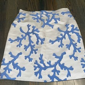 MICHAEL KORS SIZE 10 blue&white skirt